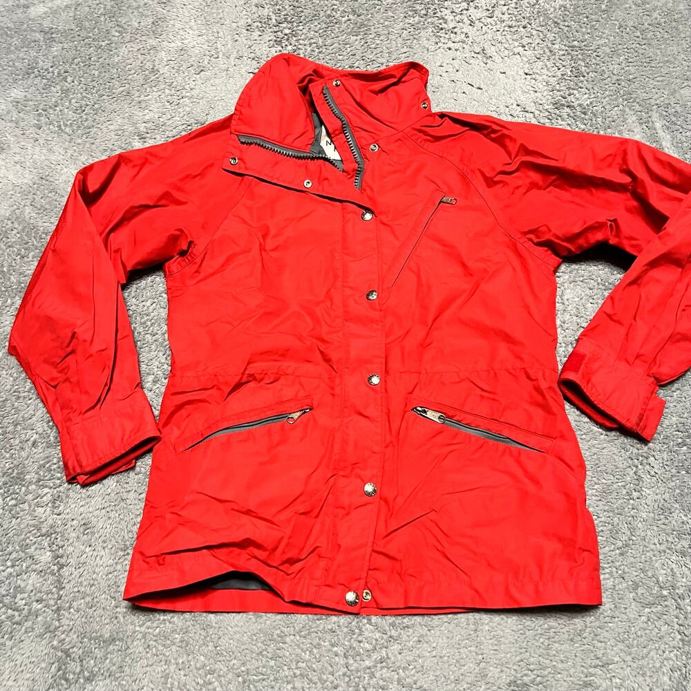 Vintage 80s The North Face Coat Womens Small Red Ski Goretex Jacket